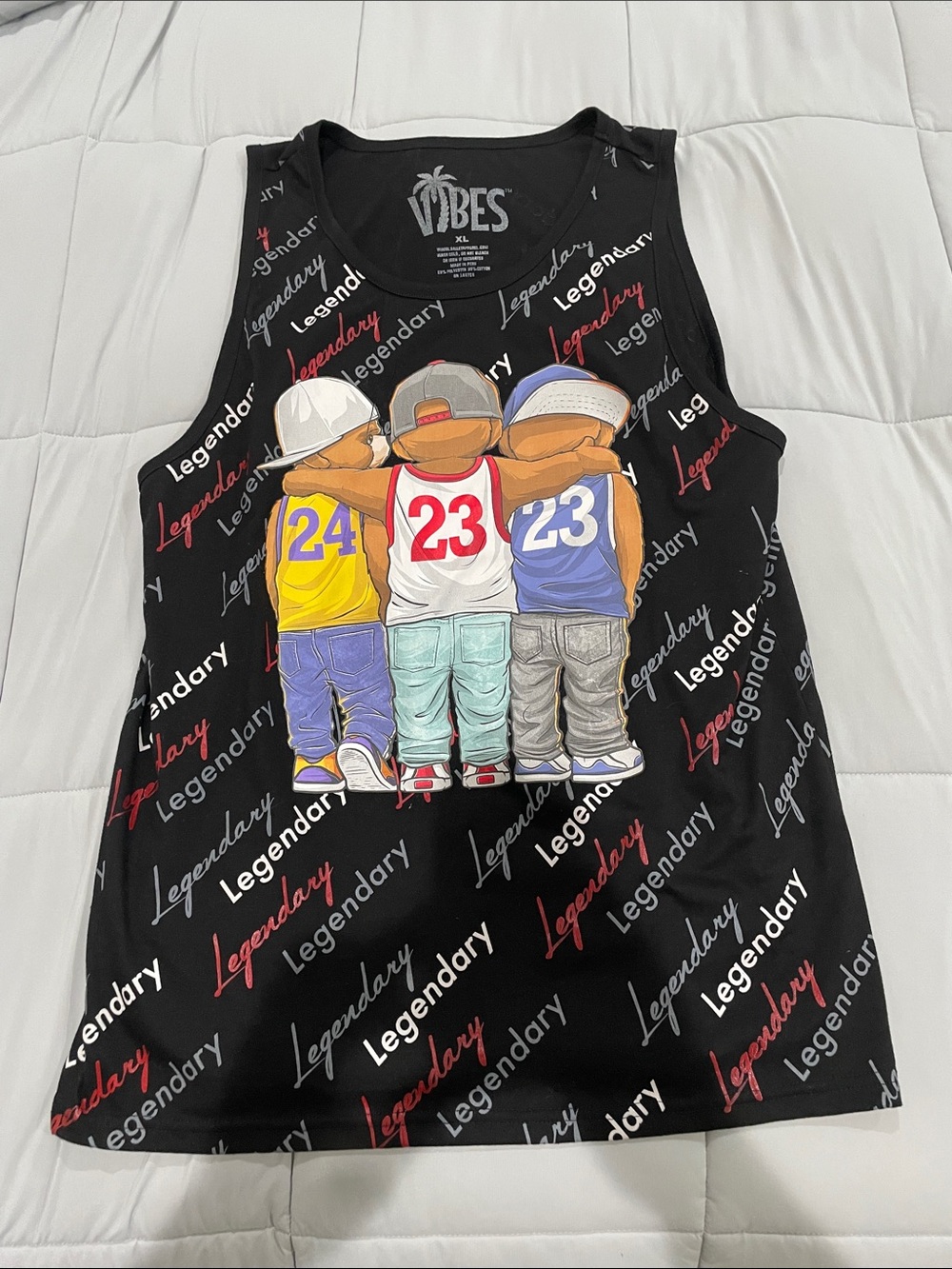 Vibe Black Tank Top